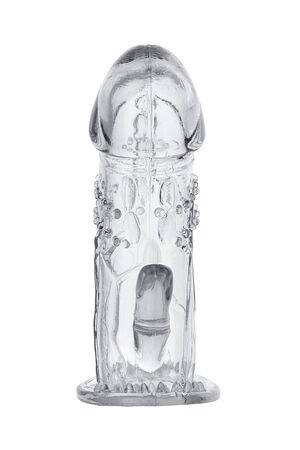 Прозрачная насадка на пенис Uco - 13 см.